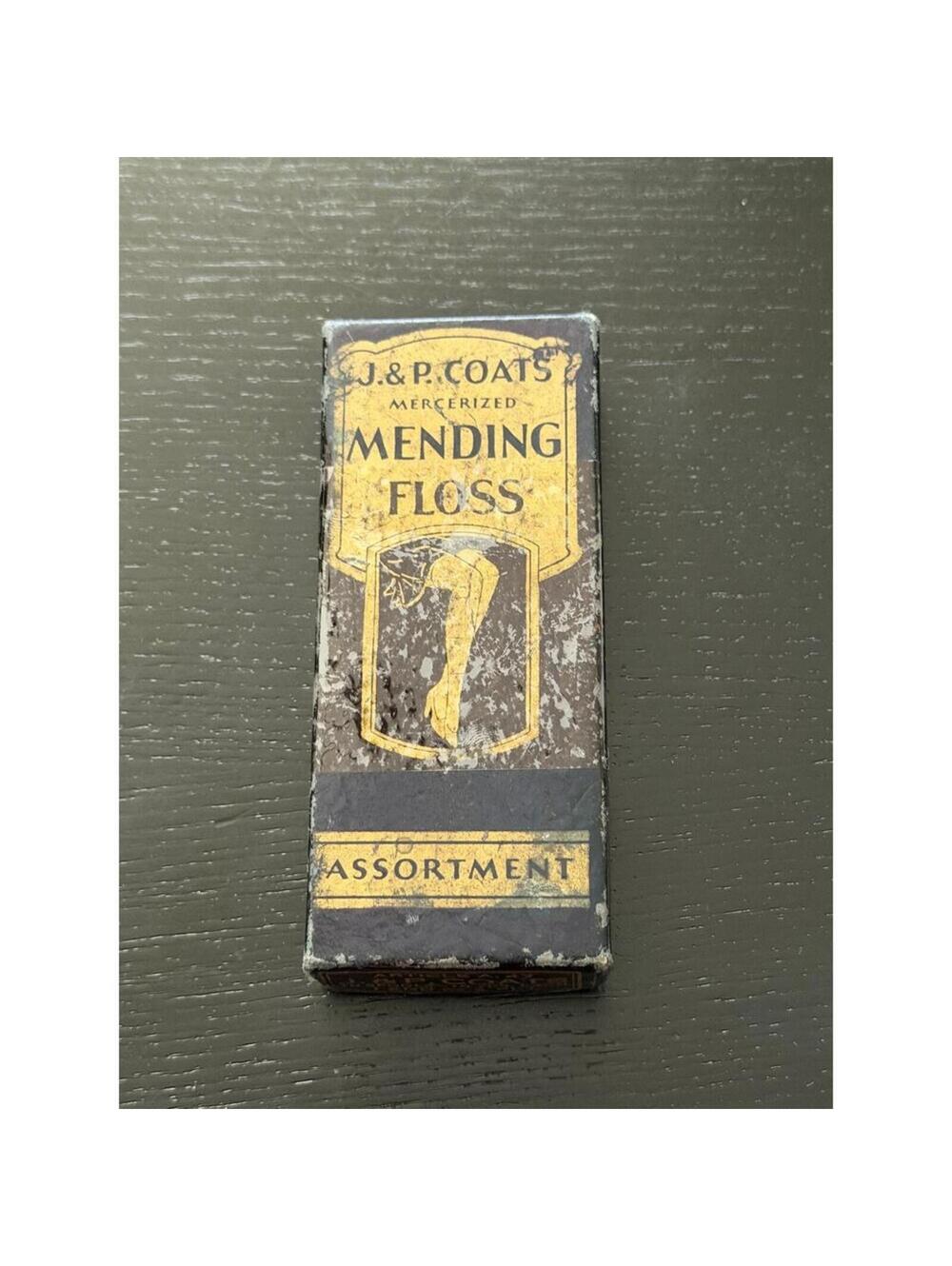 Vintage J. & P. Coats Mercerized Mending Floss Assortment